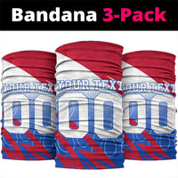 Personalized England Football Neck Gaiter Dynamic Lion Athlete Red Blue Flame