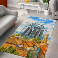 Chronicle of Georgia Area Rug Georgian Architecture - Church Of The Annunciation