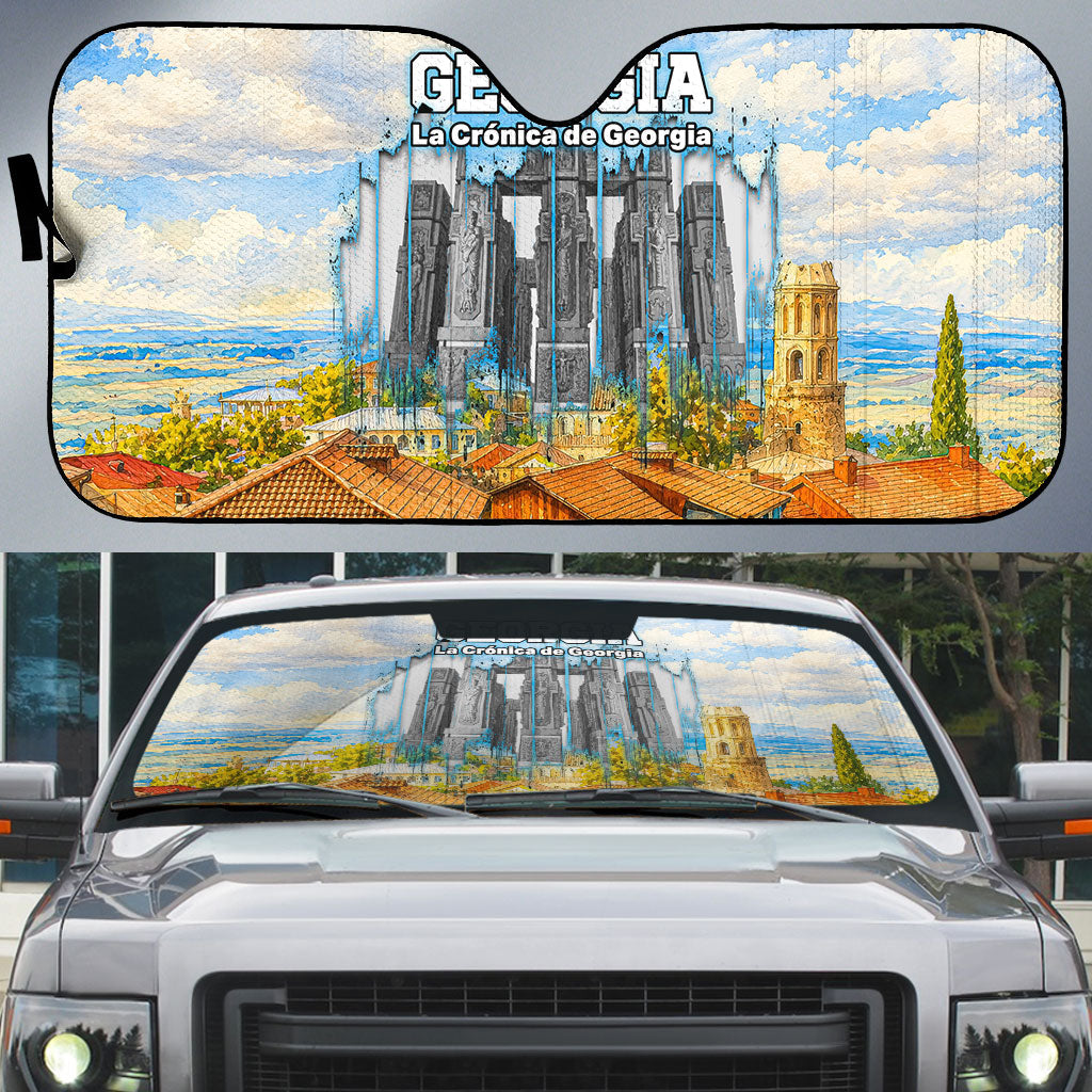 Chronicle of Georgia Auto Sun Shade Georgian Architecture - Church Of The Annunciation