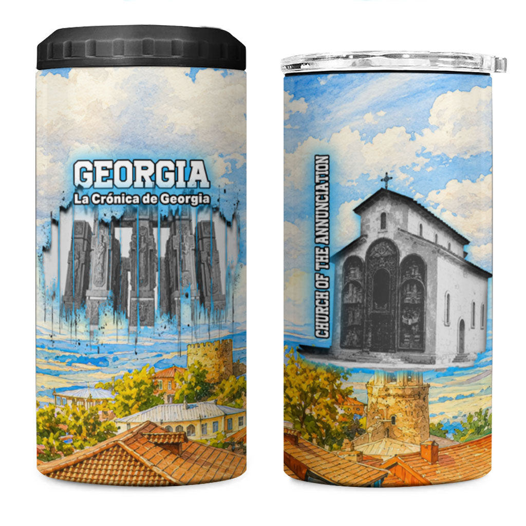 Chronicle of Georgia 4 in 1 Can Cooler Tumbler Georgian Architecture - Church Of The Annunciation