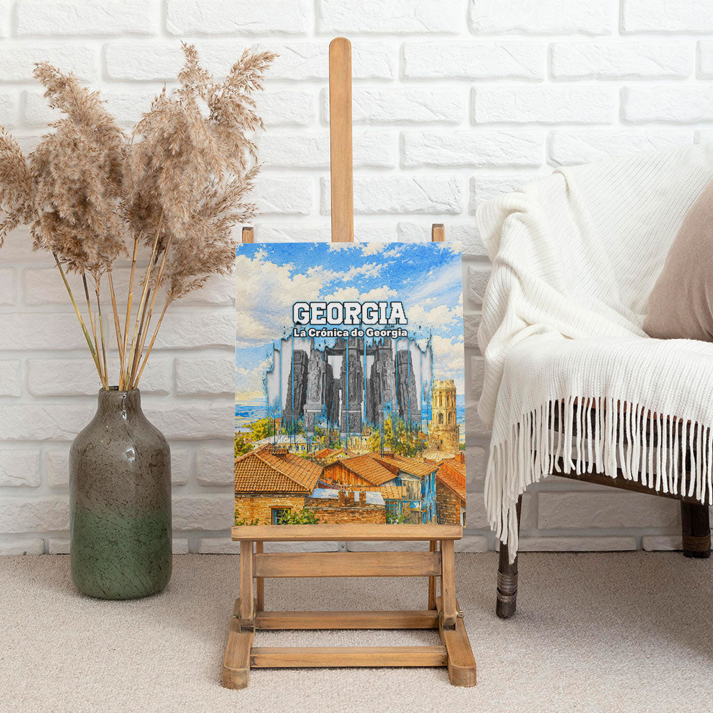 Chronicle of Georgia Canvas Wall Art Georgian Architecture - Church Of The Annunciation
