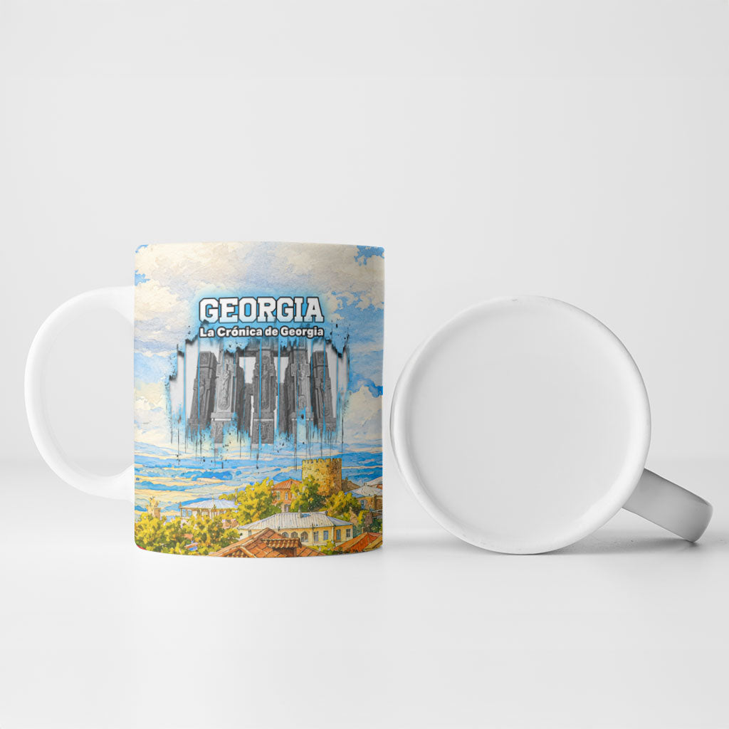 Chronicle of Georgia Ceramic Mug Georgian Architecture - Church Of The Annunciation