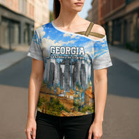 Chronicle of Georgia Cross Shoulder Shirt Georgian Architecture - Church Of The Annunciation