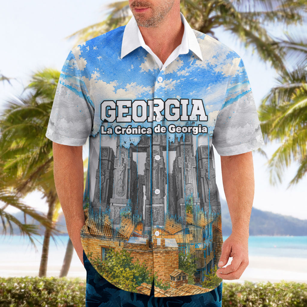 Chronicle of Georgia Hawaiian Shirt Georgian Architecture - Church Of The Annunciation