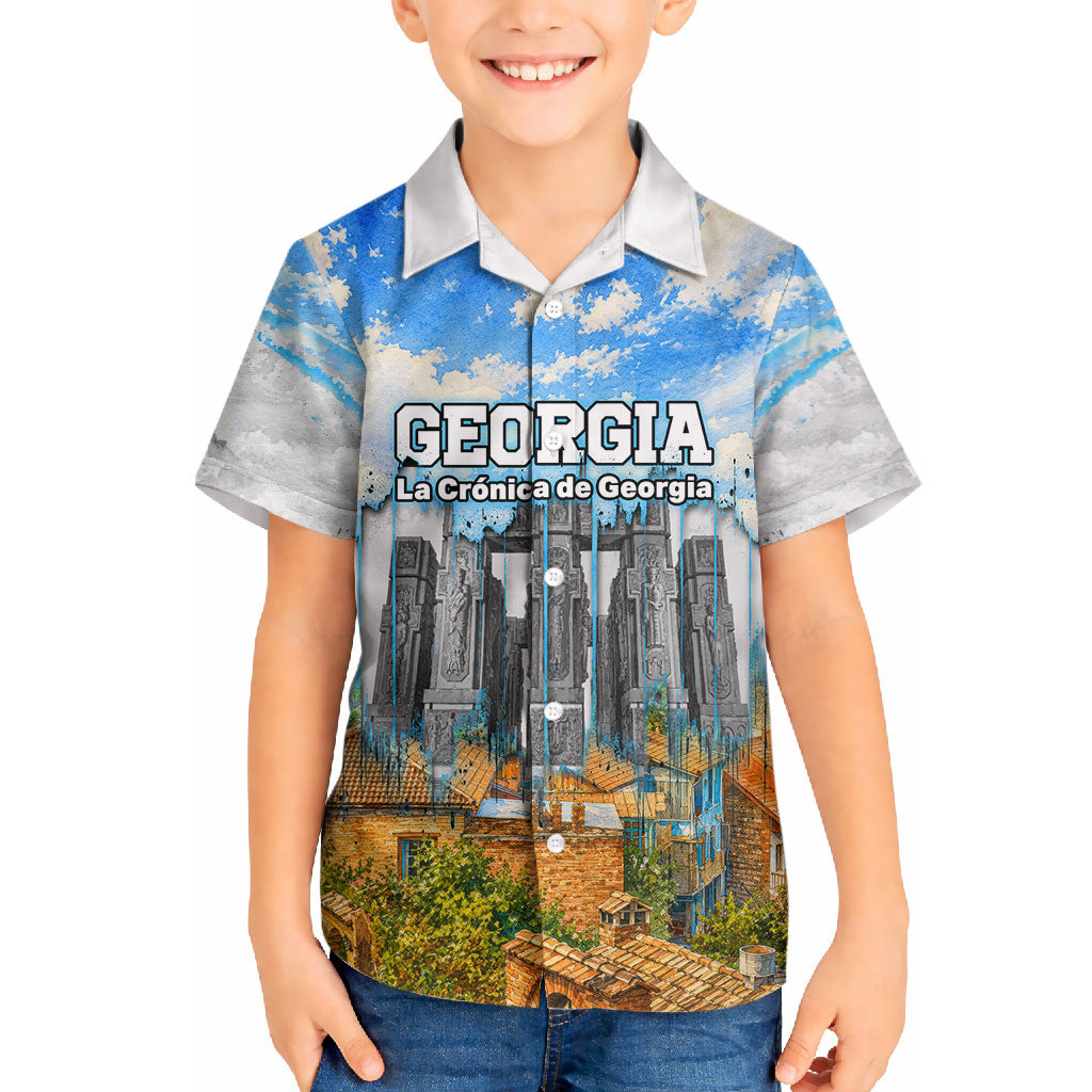 Chronicle of Georgia Hawaiian Shirt Georgian Architecture - Church Of The Annunciation