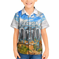 Chronicle of Georgia Kid Hawaiian Shirt Georgian Architecture - Church Of The Annunciation