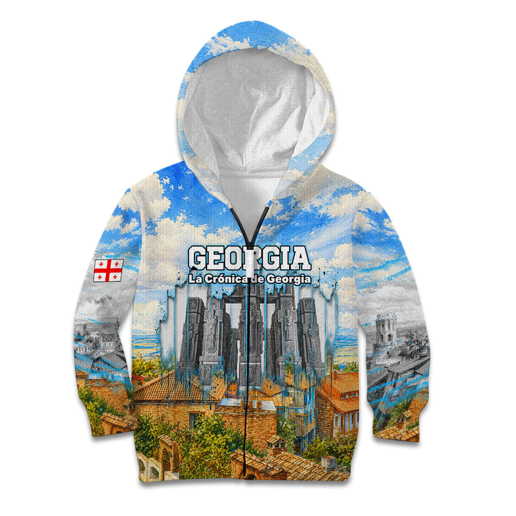 Chronicle of Georgia Kid Hoodie Georgian Architecture - Church Of The Annunciation