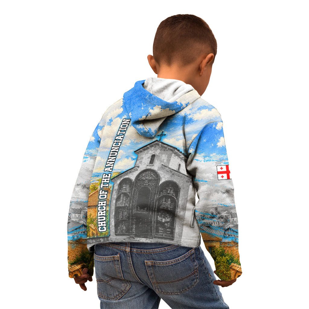 Chronicle of Georgia Kid Hoodie Georgian Architecture - Church Of The Annunciation