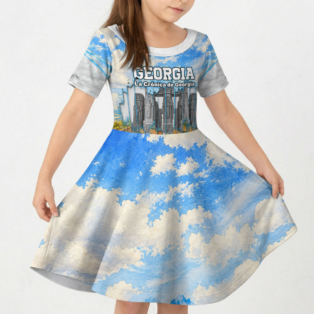 Chronicle of Georgia Kid Short Sleeve Dress Georgian Architecture - Church Of The Annunciation