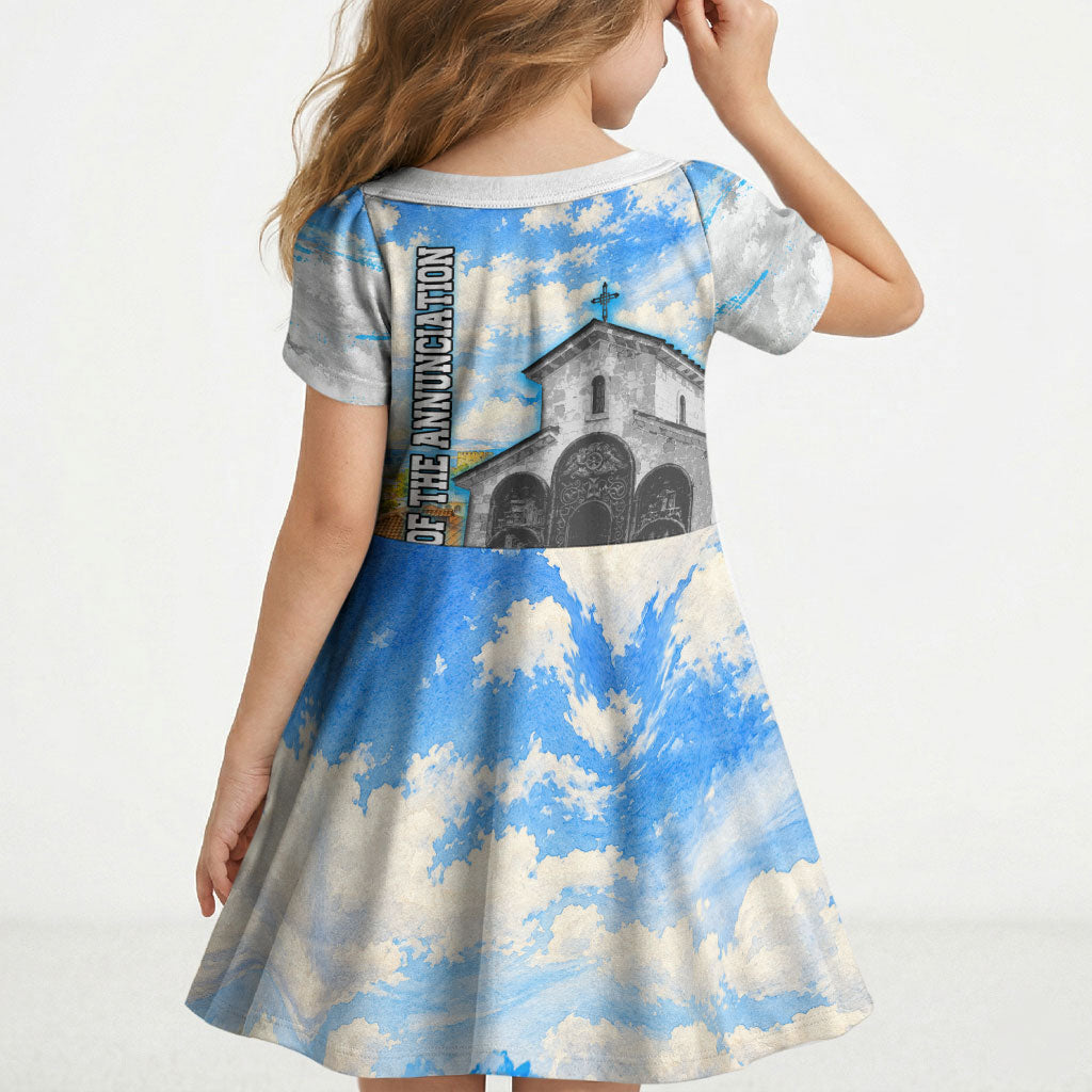Chronicle of Georgia Kid Short Sleeve Dress Georgian Architecture - Church Of The Annunciation