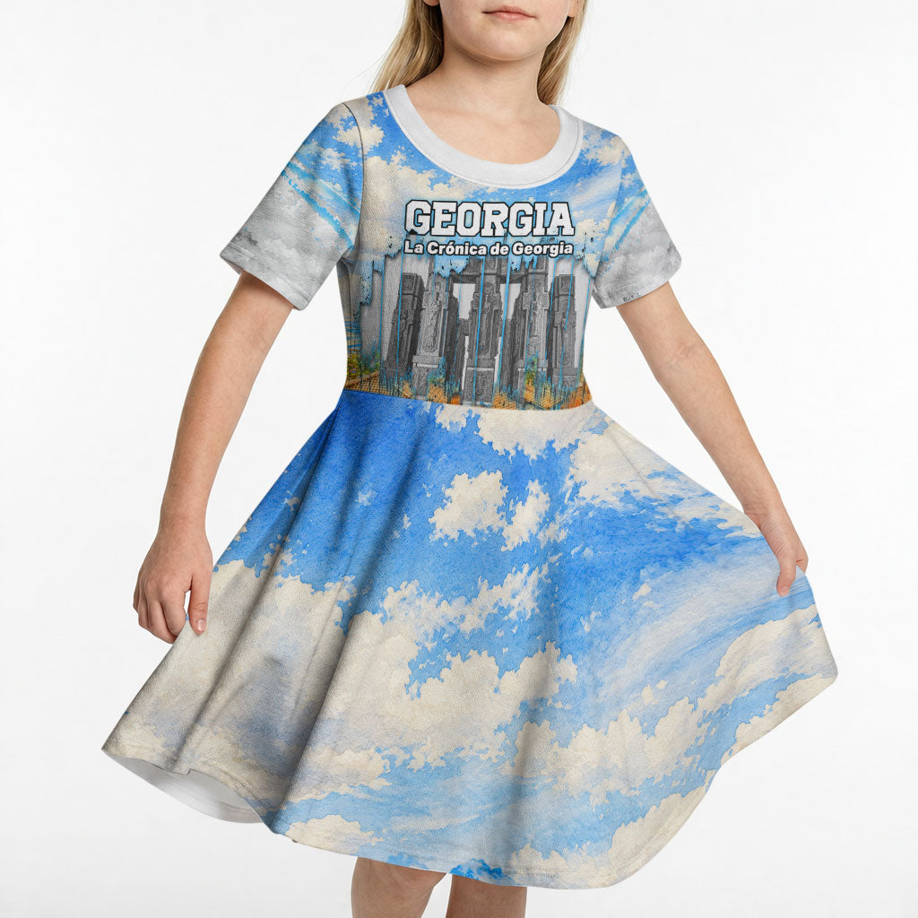 Chronicle of Georgia Kid Short Sleeve Dress Georgian Architecture - Church Of The Annunciation