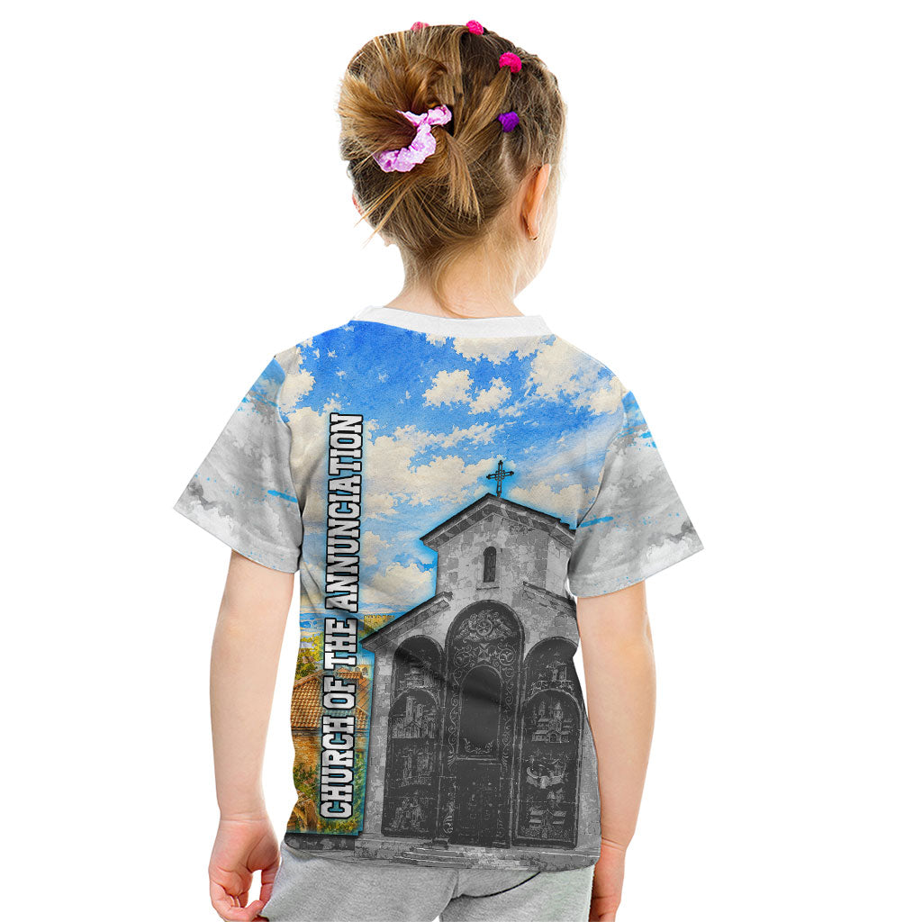 Chronicle of Georgia Kid T Shirt Georgian Architecture - Church Of The Annunciation