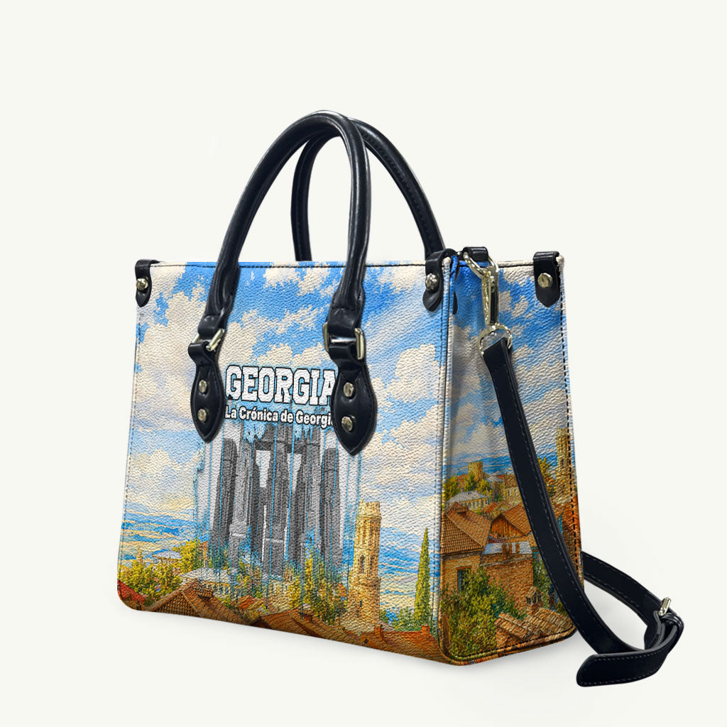 Chronicle of Georgia Leather Bag Georgian Architecture - Church Of The Annunciation