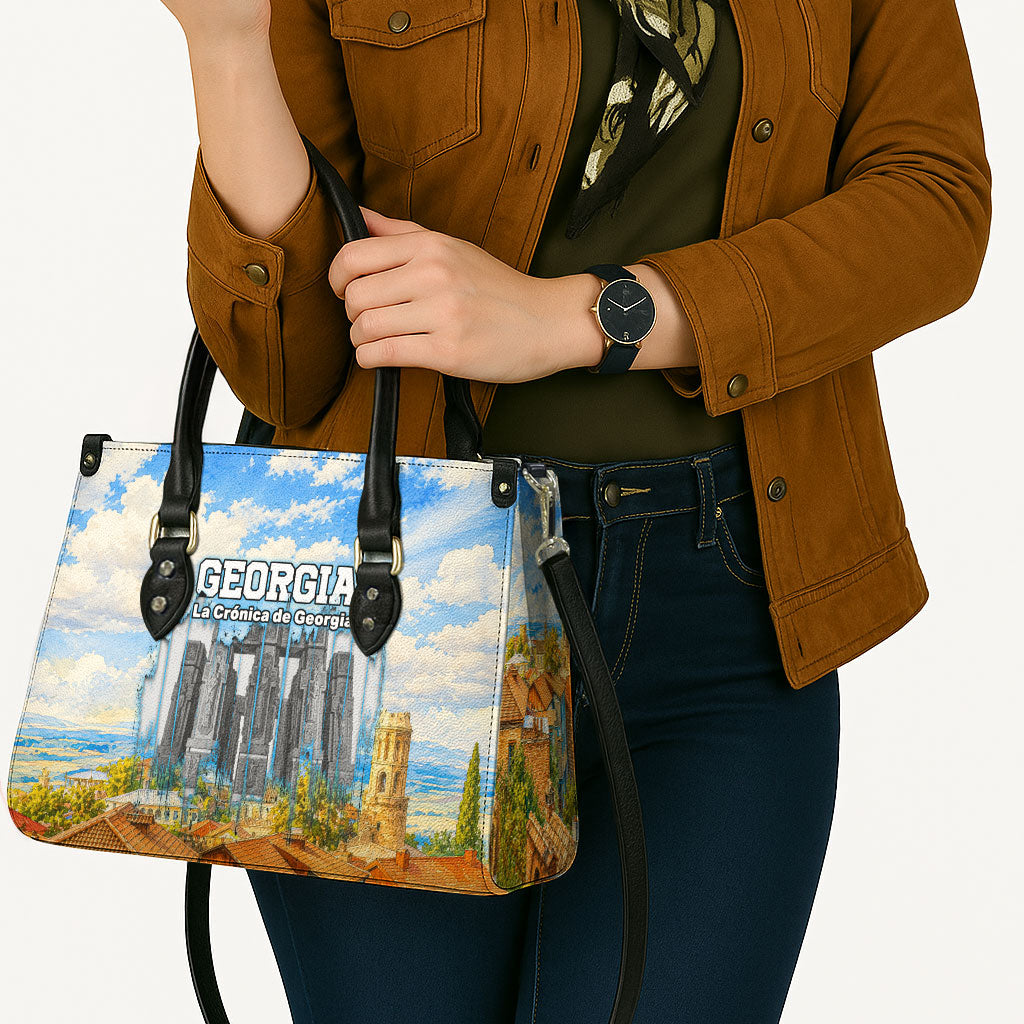Chronicle of Georgia Leather Bag Georgian Architecture - Church Of The Annunciation