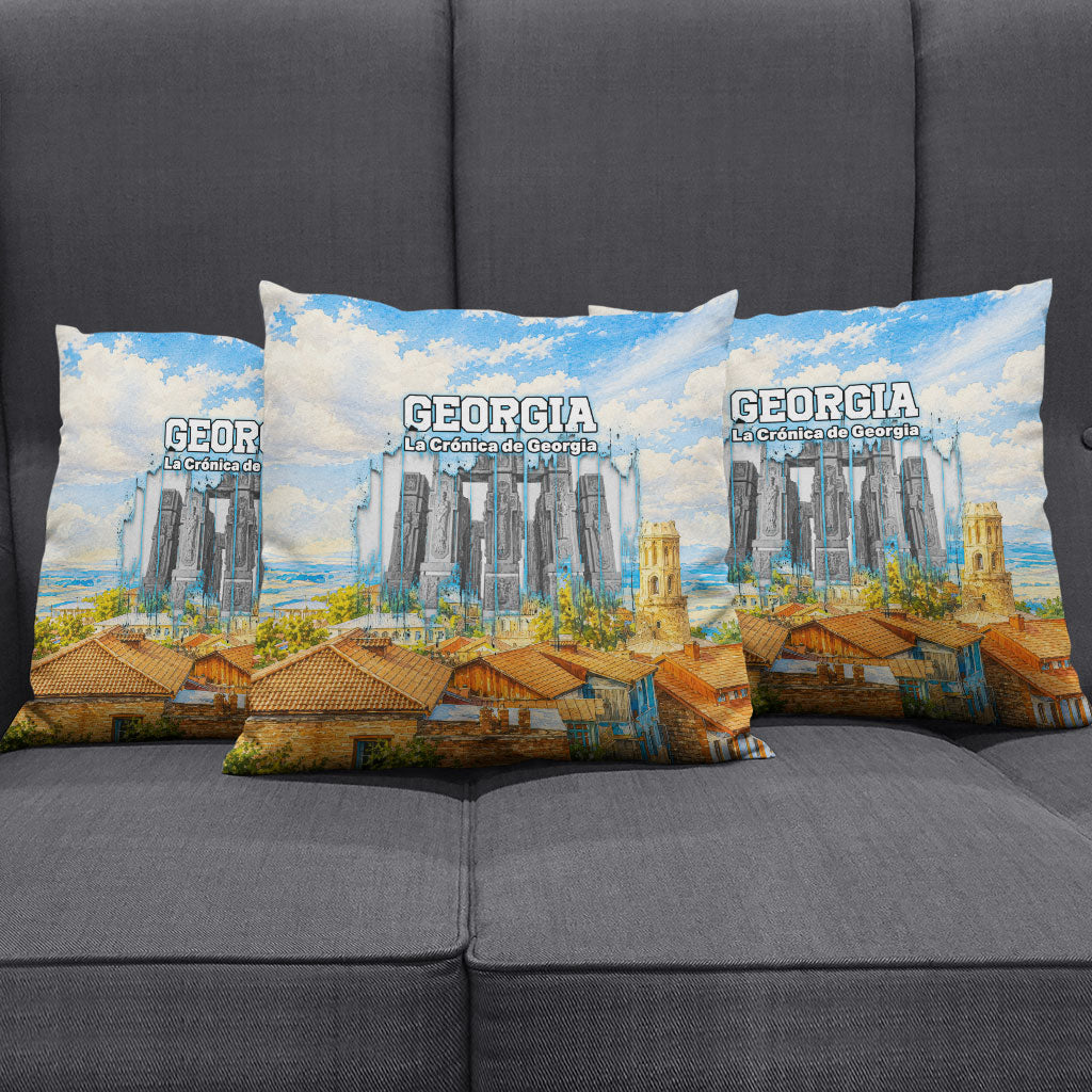 Chronicle of Georgia Pillow Cover Georgian Architecture - Church Of The Annunciation