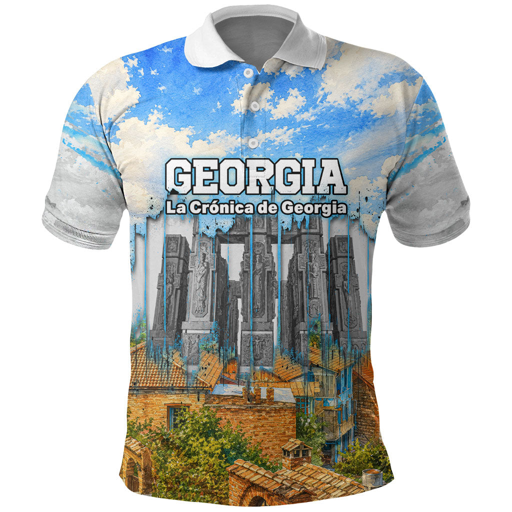 Chronicle of Georgia Polo Shirt Georgian Architecture - Church Of The Annunciation