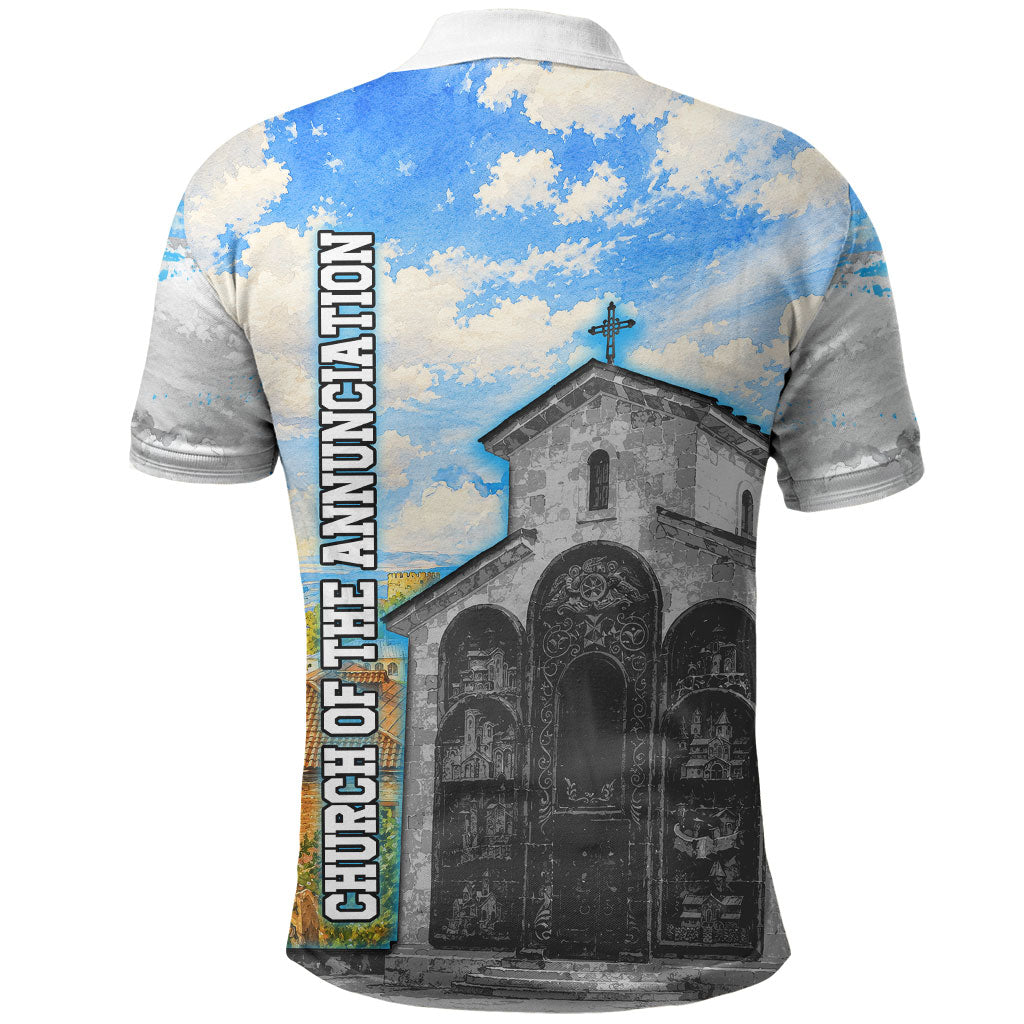 Chronicle of Georgia Polo Shirt Georgian Architecture - Church Of The Annunciation
