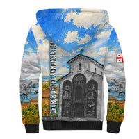 Chronicle of Georgia Sherpa Hoodie Georgian Architecture - Church Of The Annunciation