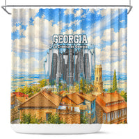 Chronicle of Georgia Shower Curtain Georgian Architecture - Church Of The Annunciation