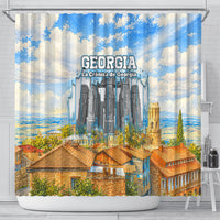 Chronicle of Georgia Shower Curtain Georgian Architecture - Church Of The Annunciation