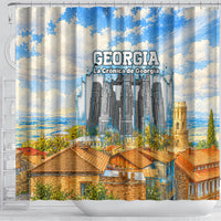 Chronicle of Georgia Shower Curtain Georgian Architecture - Church Of The Annunciation