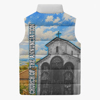 Chronicle of Georgia Sleeveless Puffer Jacket Georgian Architecture - Church Of The Annunciation
