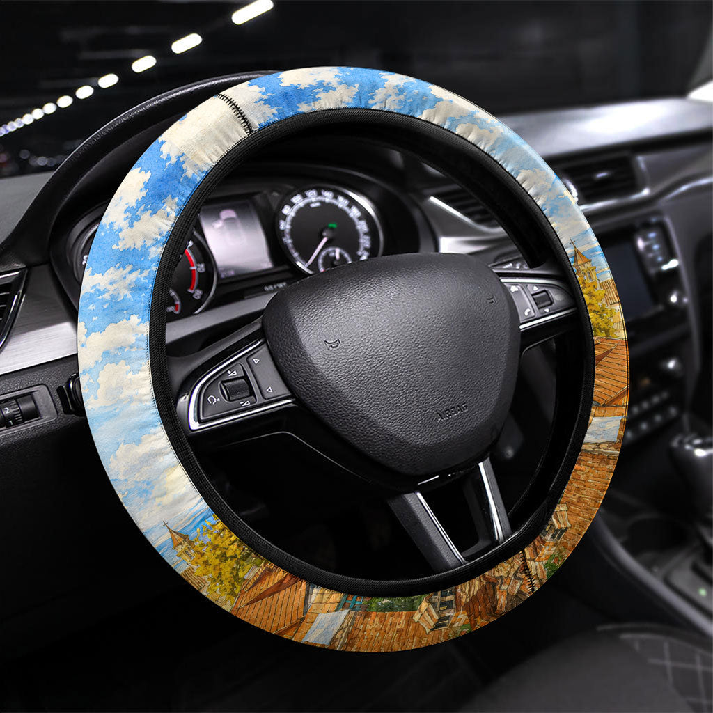 Chronicle of Georgia Steering Wheel Cover Georgian Architecture - Church Of The Annunciation