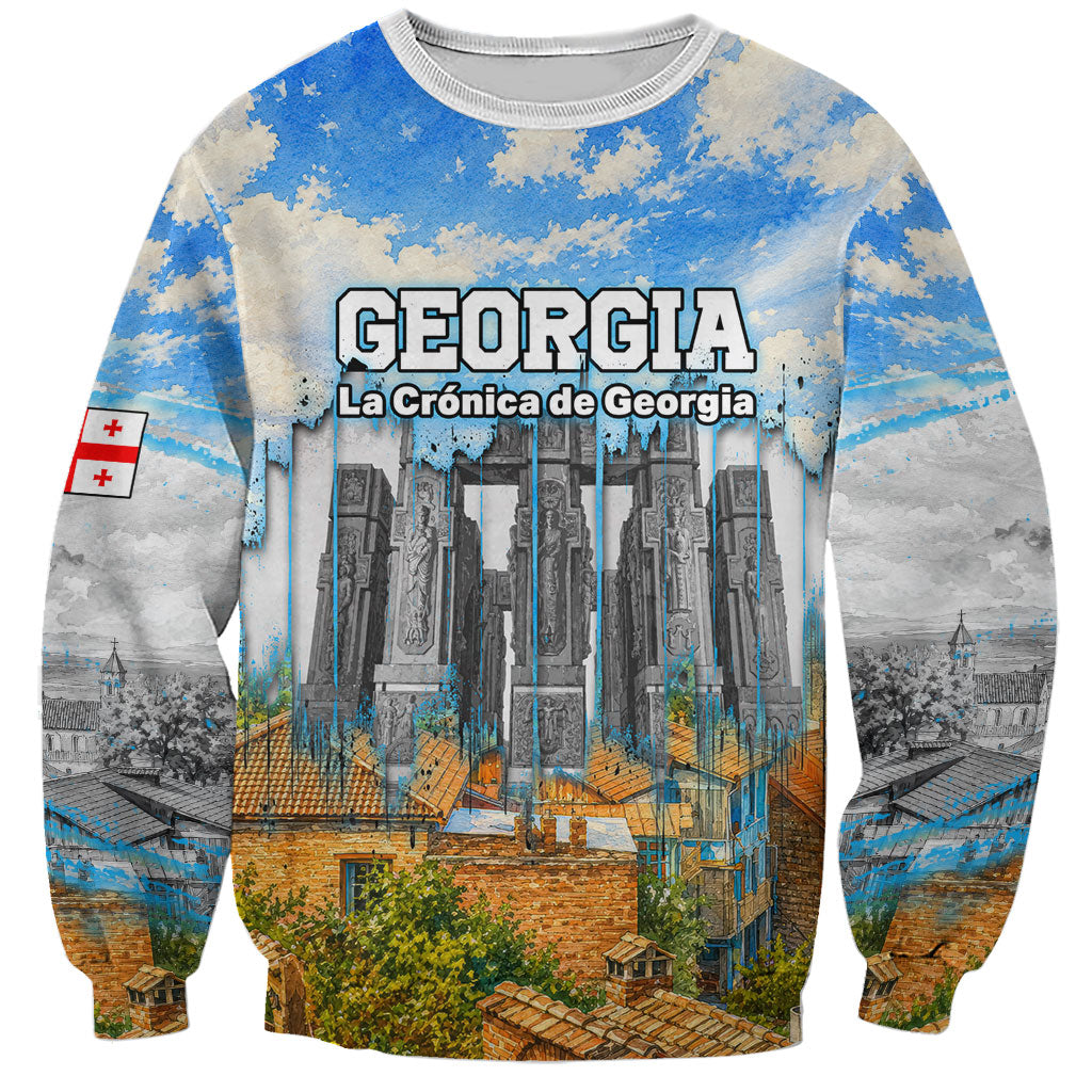 Chronicle of Georgia Sweatshirt Georgian Architecture - Church Of The Annunciation