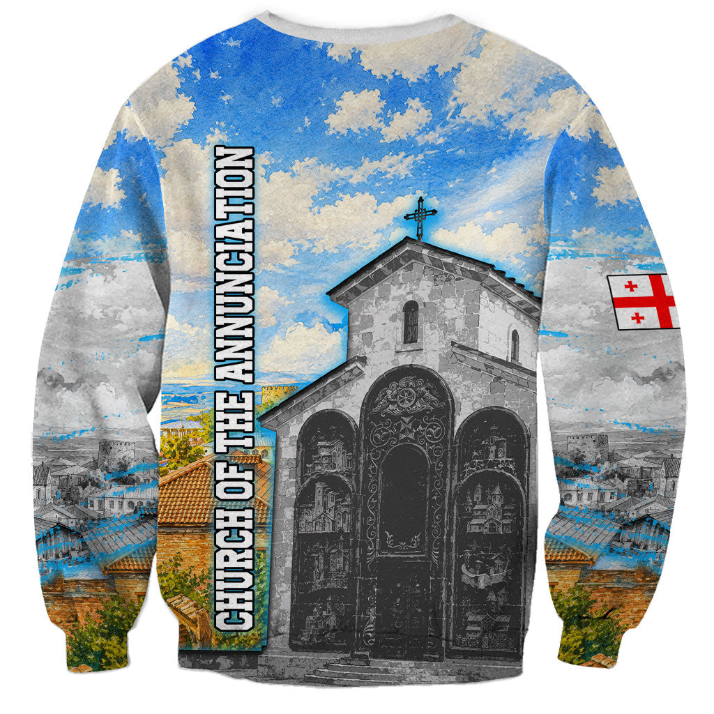 Chronicle of Georgia Sweatshirt Georgian Architecture - Church Of The Annunciation