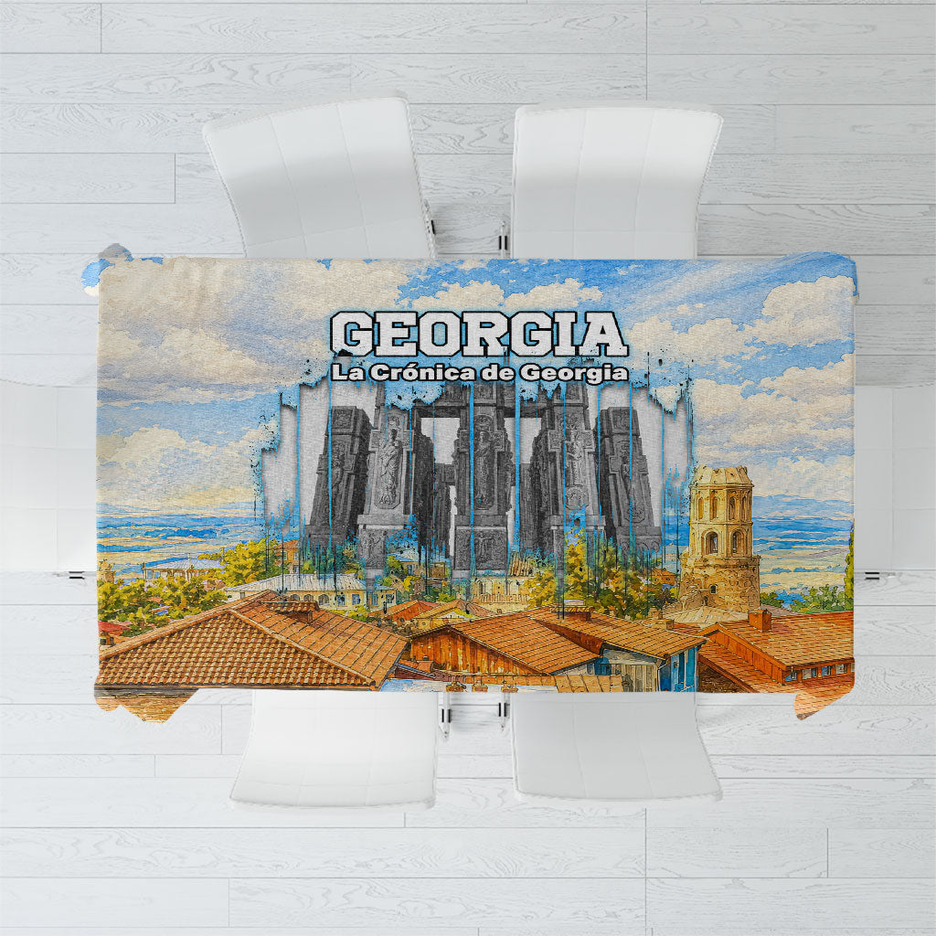 Chronicle of Georgia Tablecloth Georgian Architecture - Church Of The Annunciation