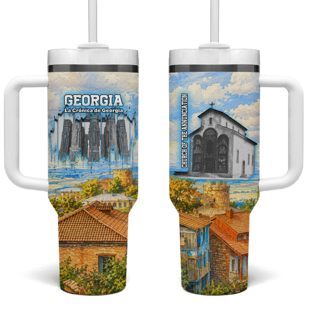 Chronicle of Georgia Tumbler With Handle Georgian Architecture - Church Of The Annunciation