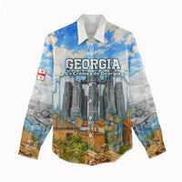 Chronicle of Georgia Women Casual Shirt Georgian Architecture - Church Of The Annunciation