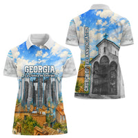 Chronicle of Georgia Women Polo Shirt Georgian Architecture - Church Of The Annunciation