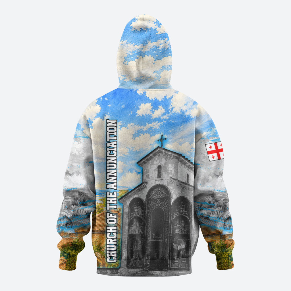 Chronicle of Georgia Zip Hoodie Georgian Architecture - Church Of The Annunciation