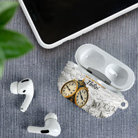 Georgia Tbilisi Clock Tower AirPods Case Kartlis Deda Vintage Sketch Style