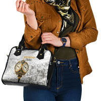 Georgia Tbilisi Clock Tower Shoulder Handbag Kartlis Deda Vintage Sketch Style