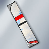Georgia National Flag Auto Sun Shade Tbilisi Clock Tower Heritage Sky Art