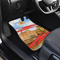 Georgia National Flag Car Mats Tbilisi Clock Tower Heritage Sky Art