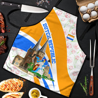 Dutch Republic Netherlands Apron Patriotism Vintage Heraldic Crest Floral Tulip
