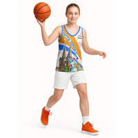 Dutch Republic Netherlands Basketball Jersey Patriotism Vintage Heraldic Crest Floral Tulip