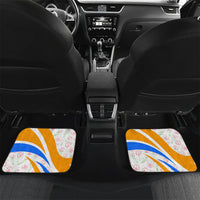Dutch Republic Netherlands Car Mats Patriotism Vintage Heraldic Crest Floral Tulip