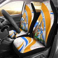 Dutch Republic Netherlands Car Seat Cover Patriotism Vintage Heraldic Crest Floral Tulip