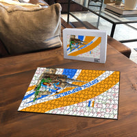 Dutch Republic Netherlands Puzzle Patriotism Vintage Heraldic Crest Floral Tulip