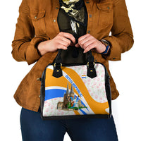 Dutch Republic Netherlands Shoulder Handbag Patriotism Vintage Heraldic Crest Floral Tulip