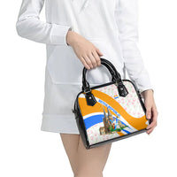 Dutch Republic Netherlands Shoulder Handbag Patriotism Vintage Heraldic Crest Floral Tulip