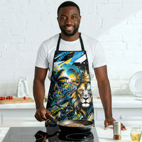 Saint Lucia Kings Cricket Apron Born To Lead Caribbean Cricket Graffiti Splash Art