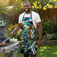 Saint Lucia Kings Cricket Apron Born To Lead Caribbean Cricket Graffiti Splash Art