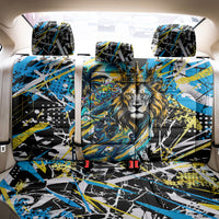 Saint Lucia Kings Cricket Back Car Seat Cover Born To Lead Caribbean Cricket Graffiti Splash Art