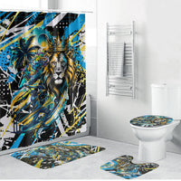 Saint Lucia Kings Cricket Bathroom Set Born To Lead Caribbean Cricket Graffiti Splash Art