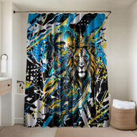 Saint Lucia Kings Cricket Bathroom Set Born To Lead Caribbean Cricket Graffiti Splash Art